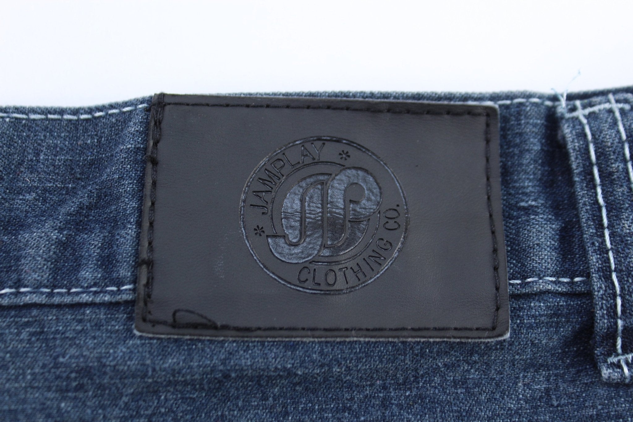 Y2K Jamplay Dark Wash Denim Shorts - ThriftedThreads.com
