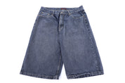 Y2K Jean Station Dark Wash Denim Shorts - Pants/Shorts - Thrifted Threads