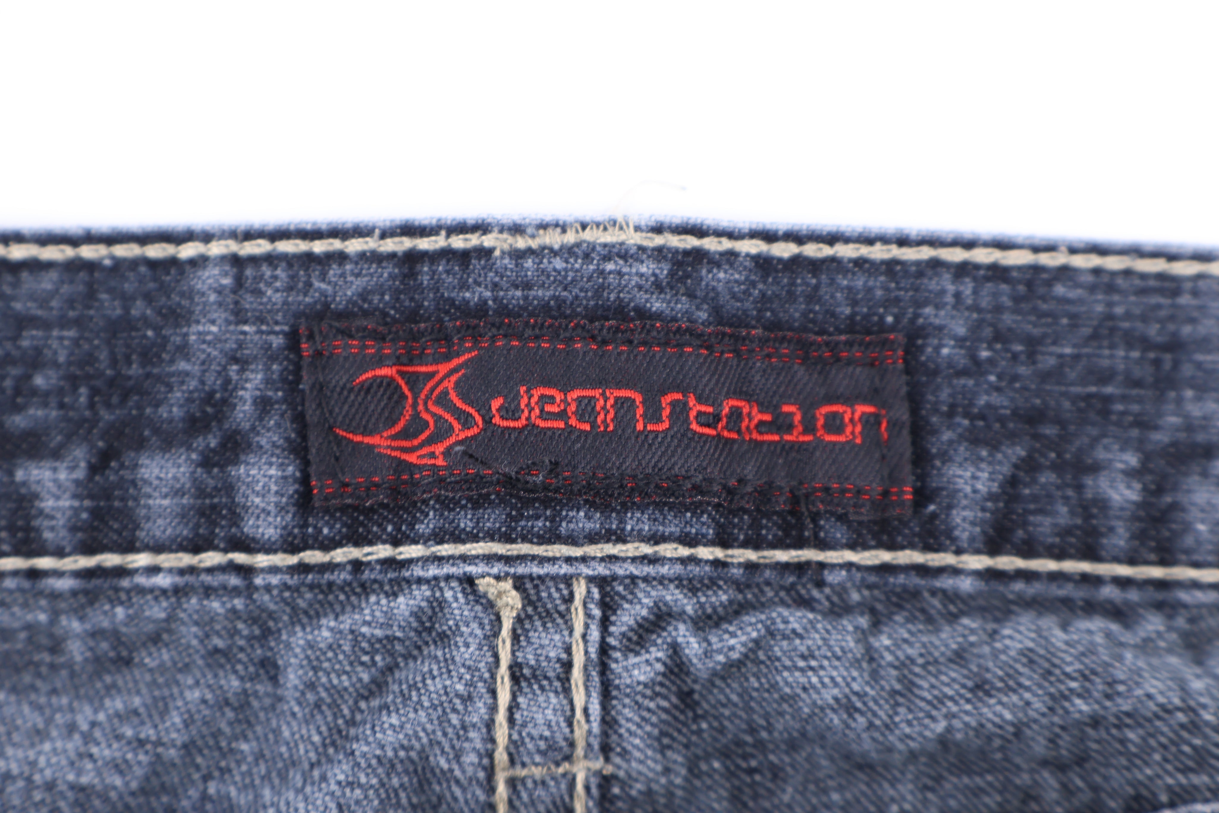 Y2K Jean Station Dark Wash Denim Shorts - Pants/Shorts - Thrifted Threads