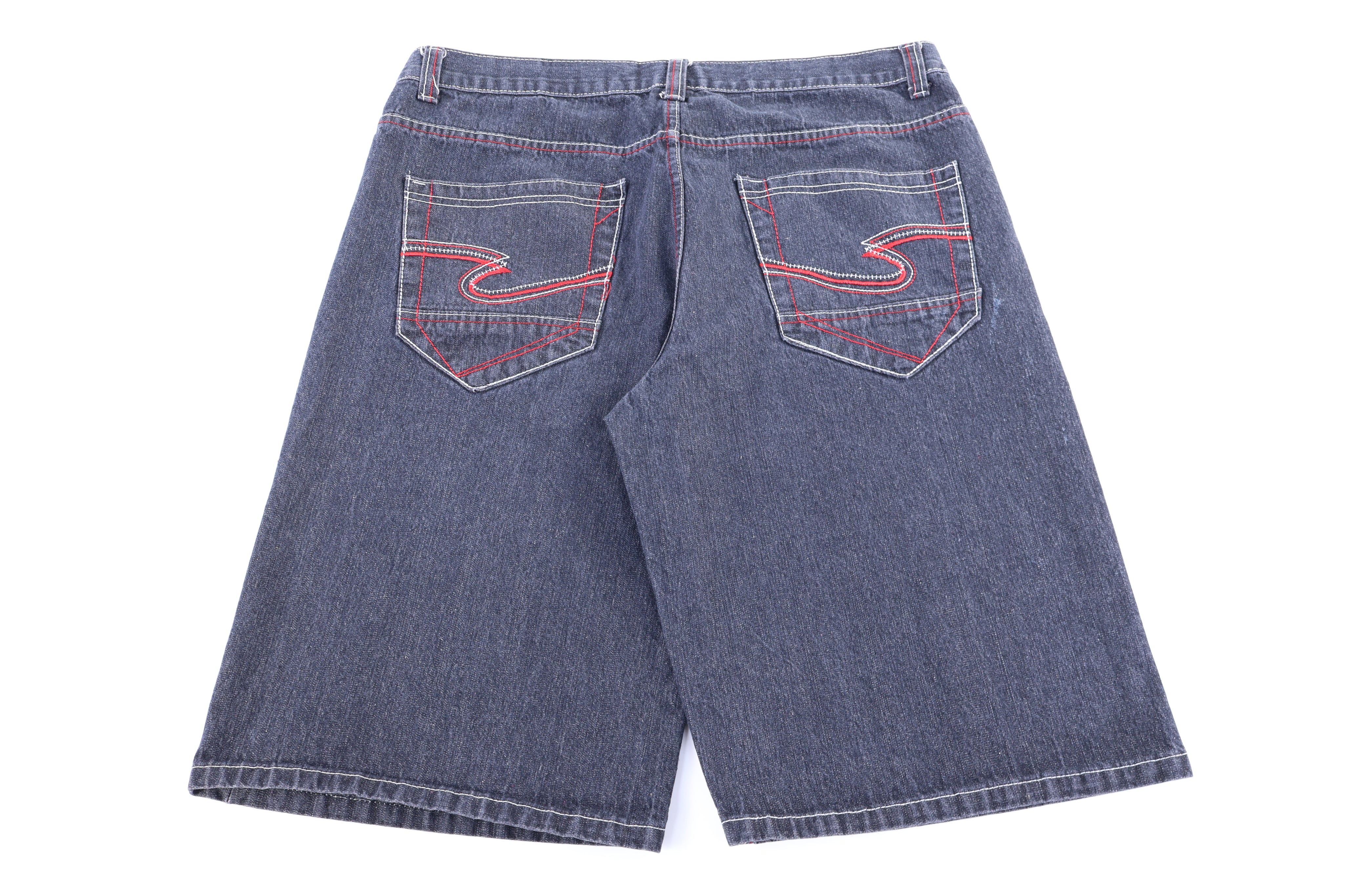 Y2K Jinzu Dark Wash Denim Shorts - Pants/Shorts - Thrifted Threads