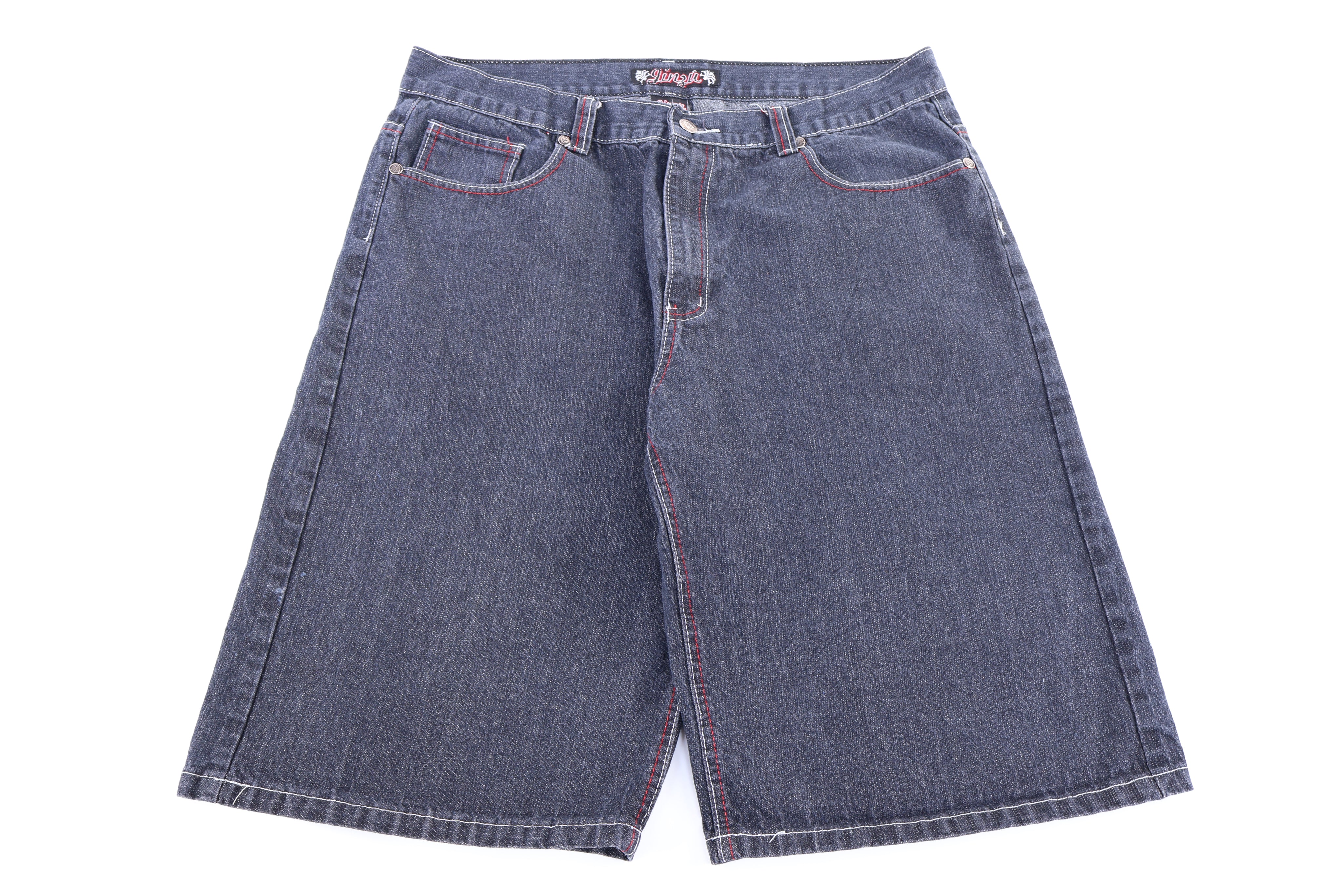Y2K Jinzu Dark Wash Denim Shorts - Pants/Shorts - Thrifted Threads