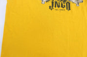 Y2K JNCO Jeans Skull Graphic T-Shirt - ThriftedThreads.com