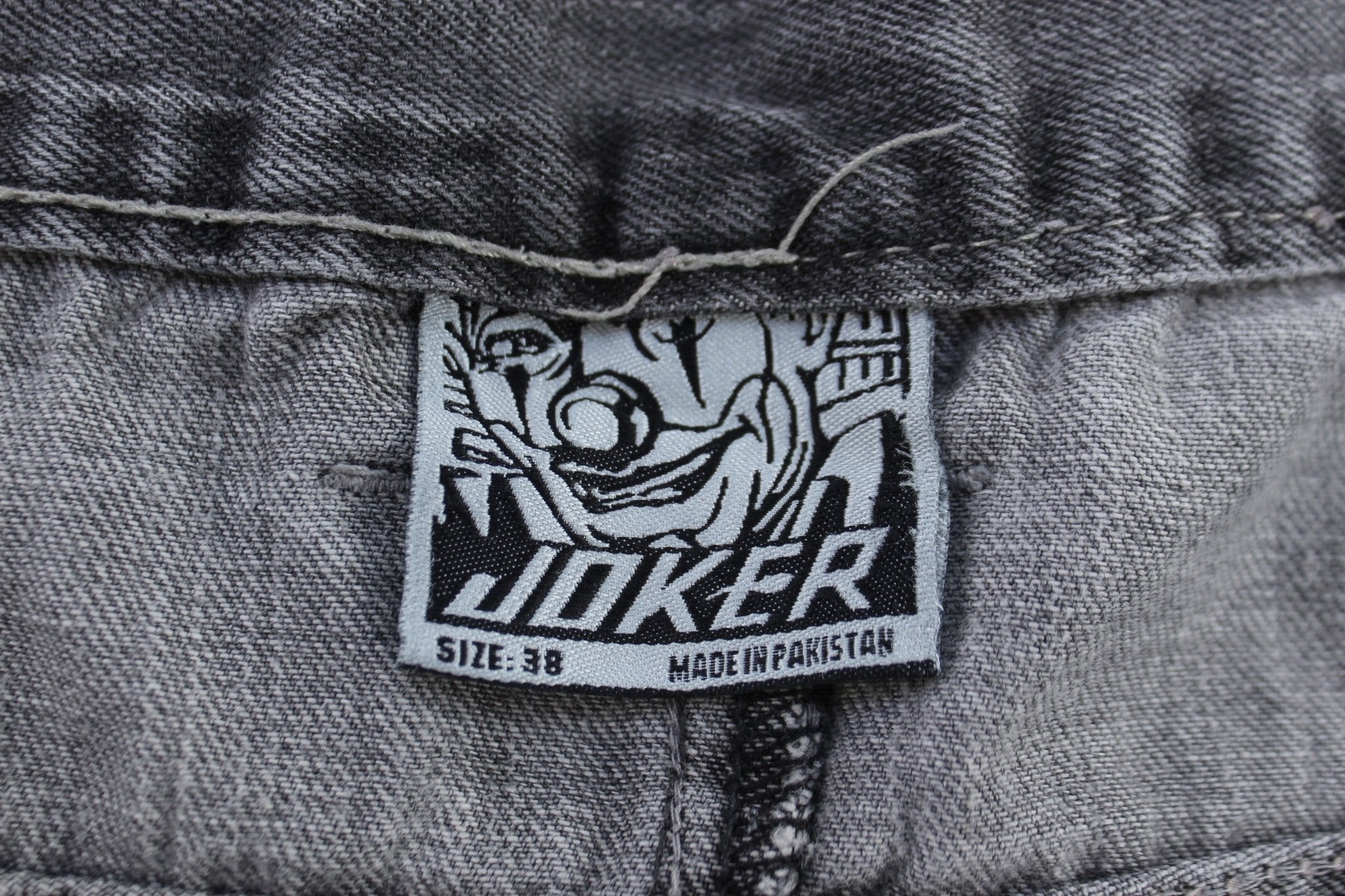 Y2K Joker Grey Denim shorts - Pants/Shorts - Thrifted Threads