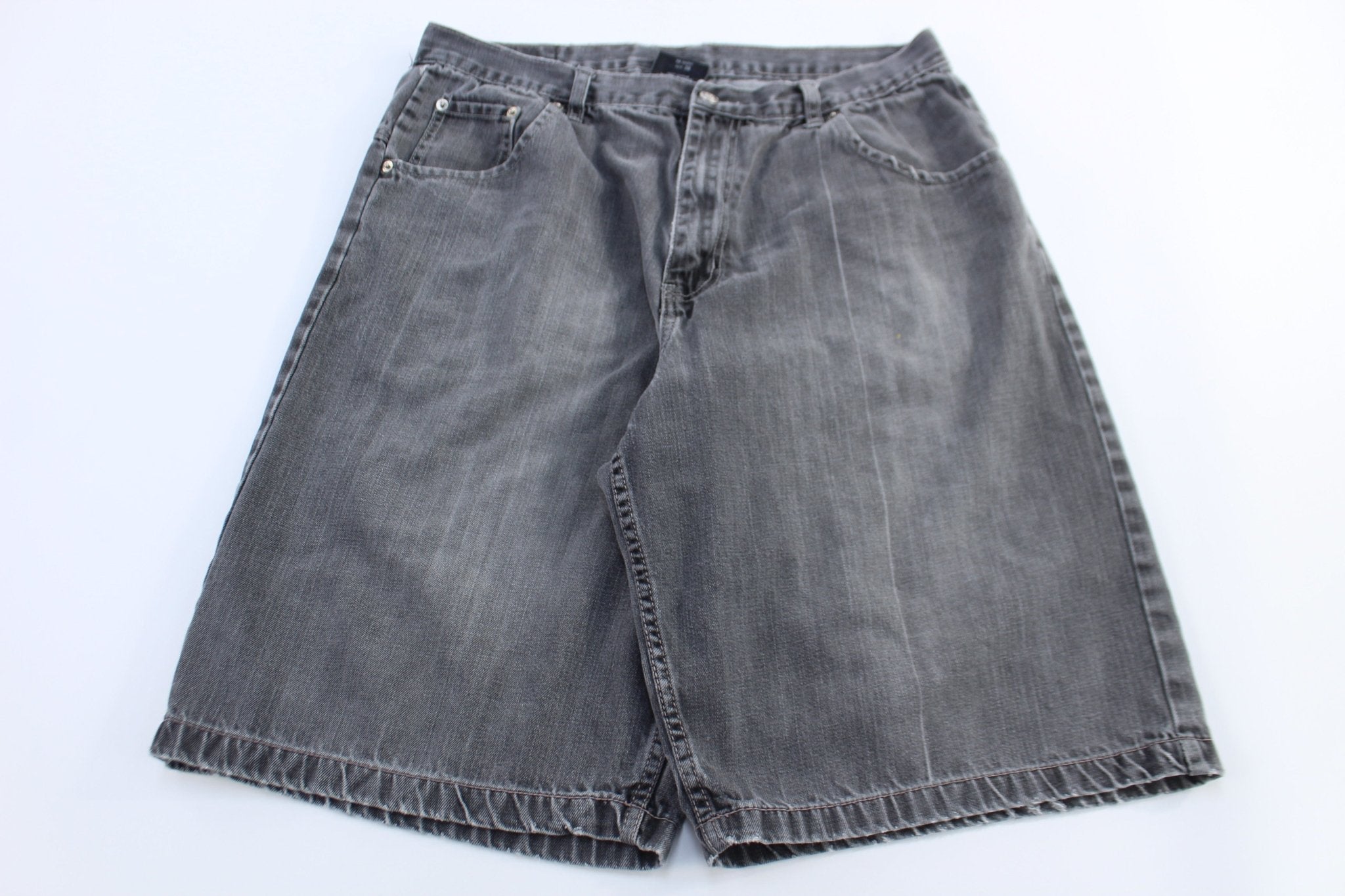 Y2K Joker Grey Denim shorts - Pants/Shorts - Thrifted Threads