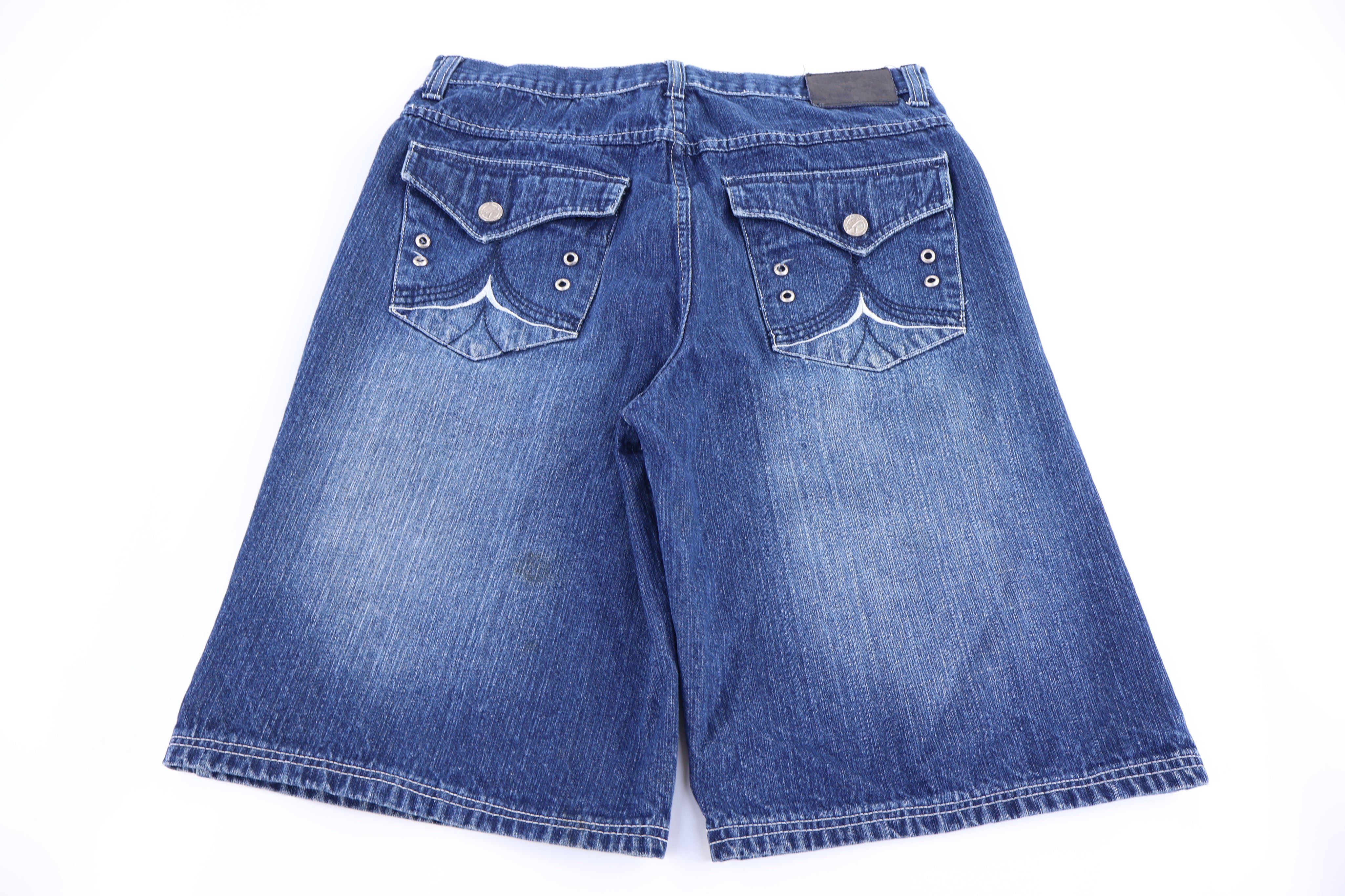 Y2K Knockout Jeans Dark Wash Denim shorts - Pants/Shorts - Thrifted Threads