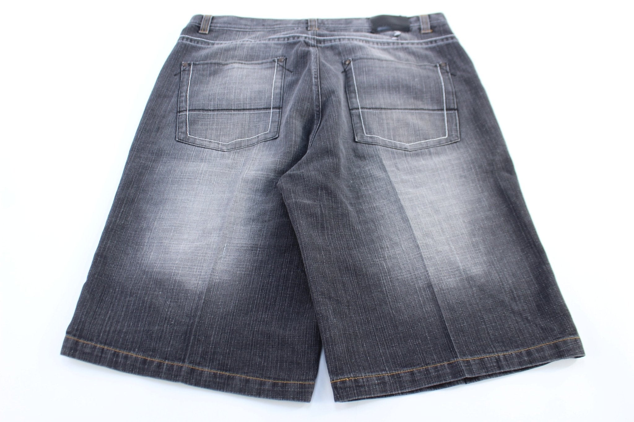 Y2K Koman Jeans Washed Grey Denim Shorts - Pants/Shorts - Thrifted Threads