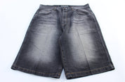 Y2K Koman Jeans Washed Grey Denim Shorts - Pants/Shorts - Thrifted Threads