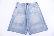 Y2K Koman Light Wash Denim Shorts - Pants/Shorts - Thrifted Threads