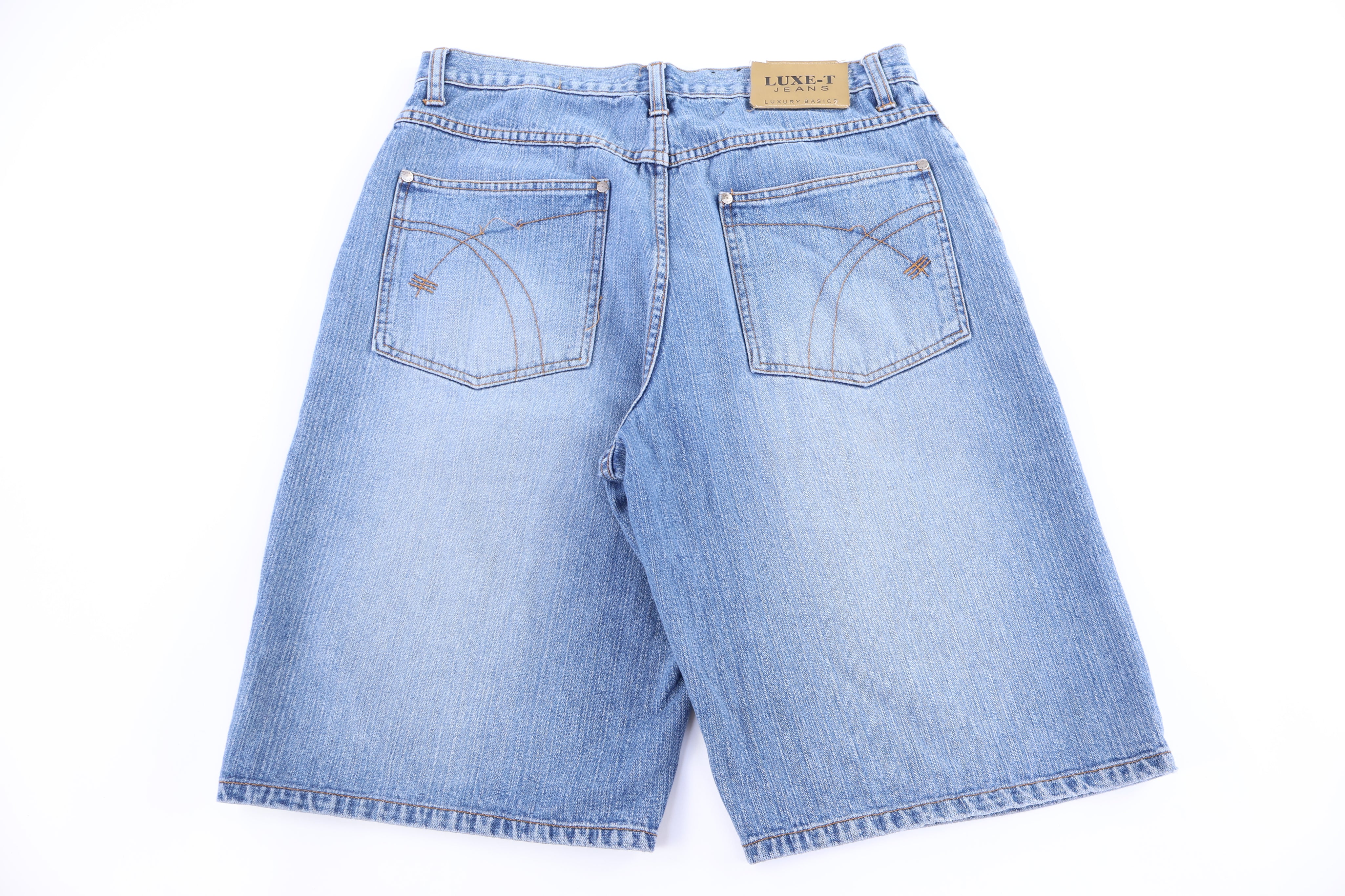 Y2K Luxe-T Light Wash Denim Shorts - Pants/Shorts - Thrifted Threads