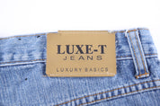Y2K Luxe-T Light Wash Denim Shorts - Pants/Shorts - Thrifted Threads