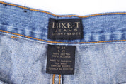 Y2K Luxe-T Light Wash Denim Shorts - Pants/Shorts - Thrifted Threads