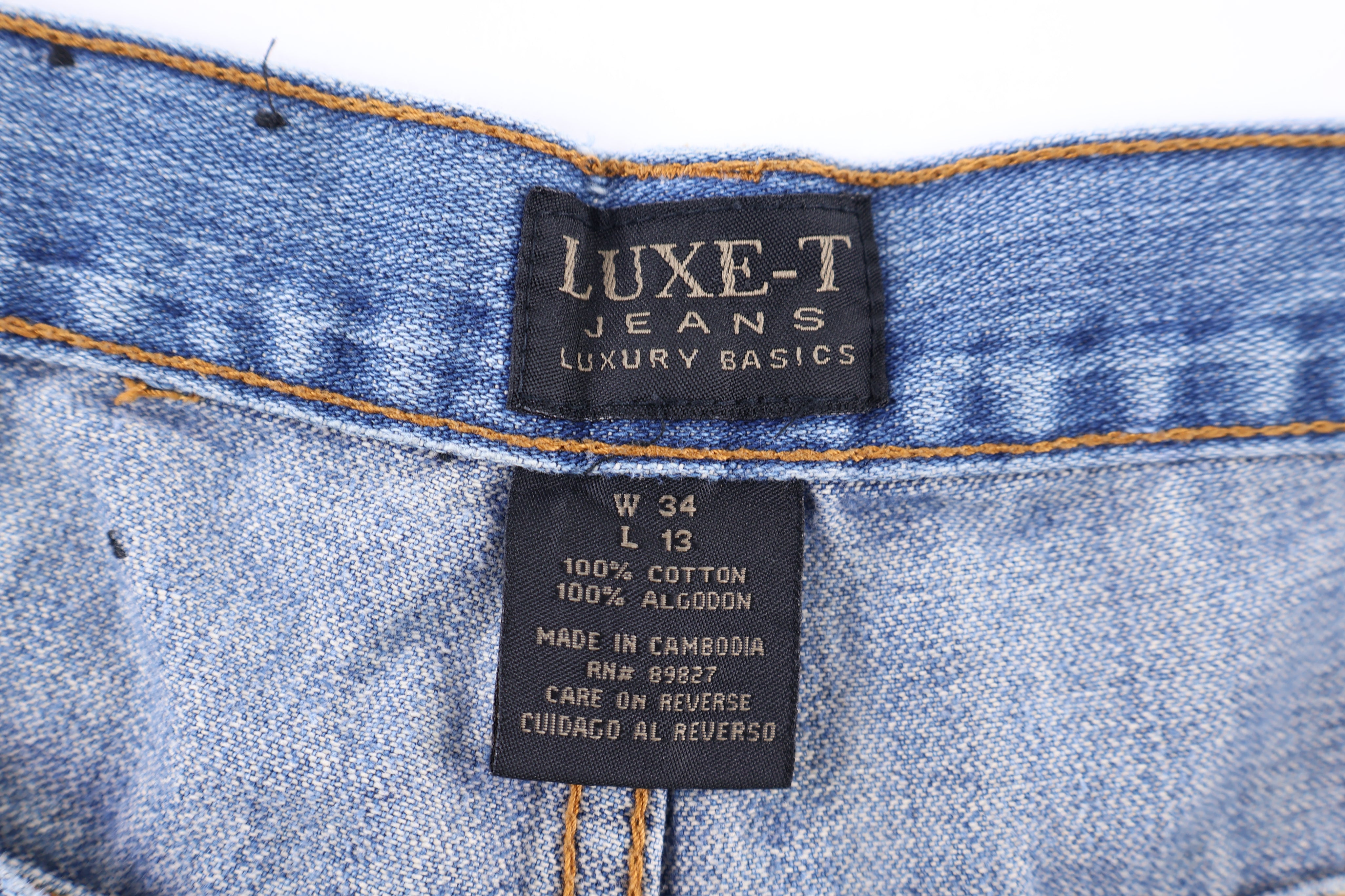 Y2K Luxe-T Light Wash Denim Shorts - Pants/Shorts - Thrifted Threads