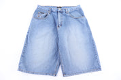 Y2K Luxe-T Light Wash Denim Shorts - Pants/Shorts - Thrifted Threads