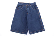 Y2K Mahmood Dark Wash Carpenter Denim Shorts - Pants/Shorts - Thrifted Threads