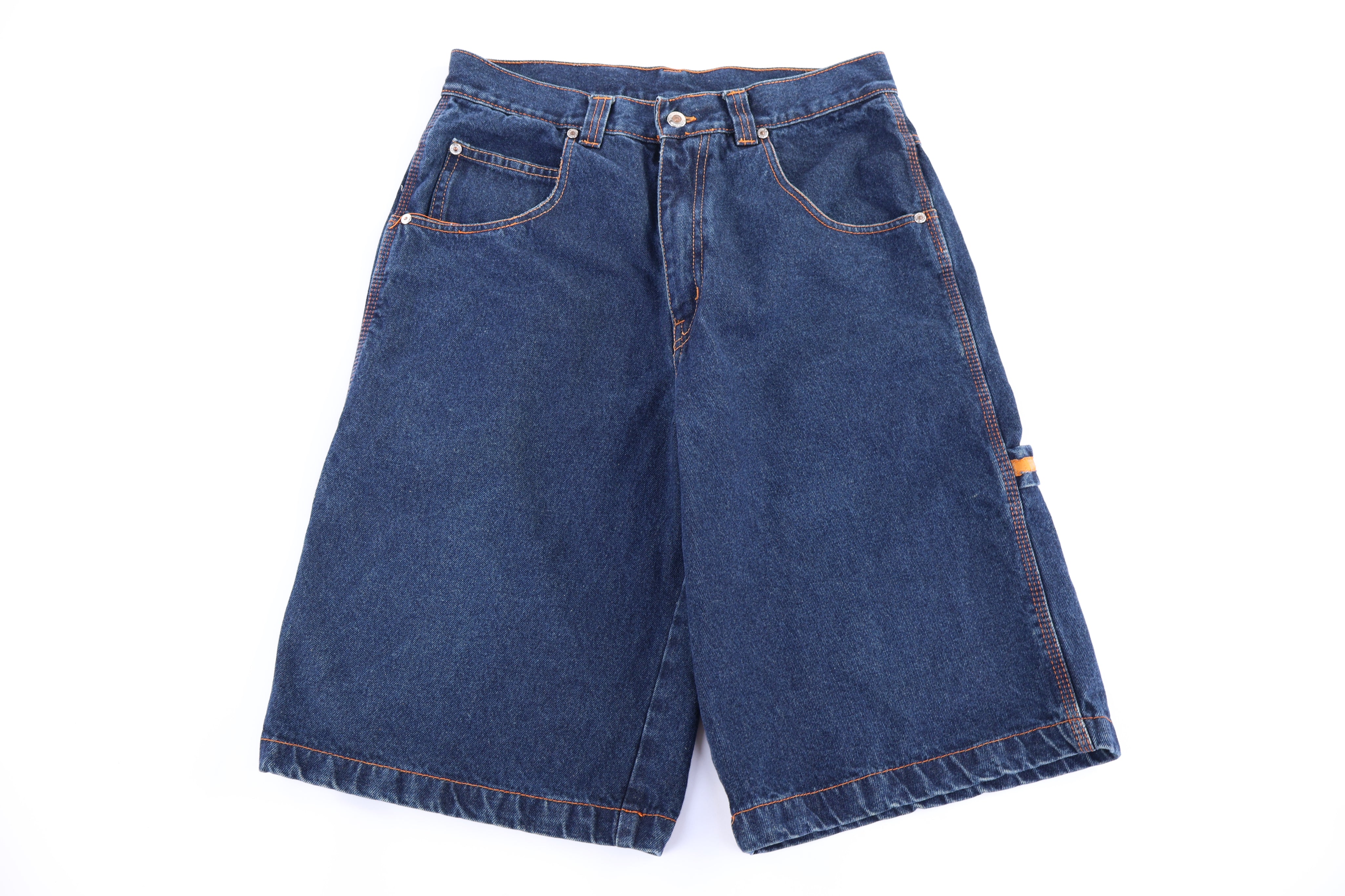 Y2K Mahmood Dark Wash Carpenter Denim Shorts - Pants/Shorts - Thrifted Threads
