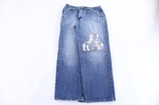 Y2K Makaveli Medium Wash Denim Jeans - Pants - Thrifted Threads