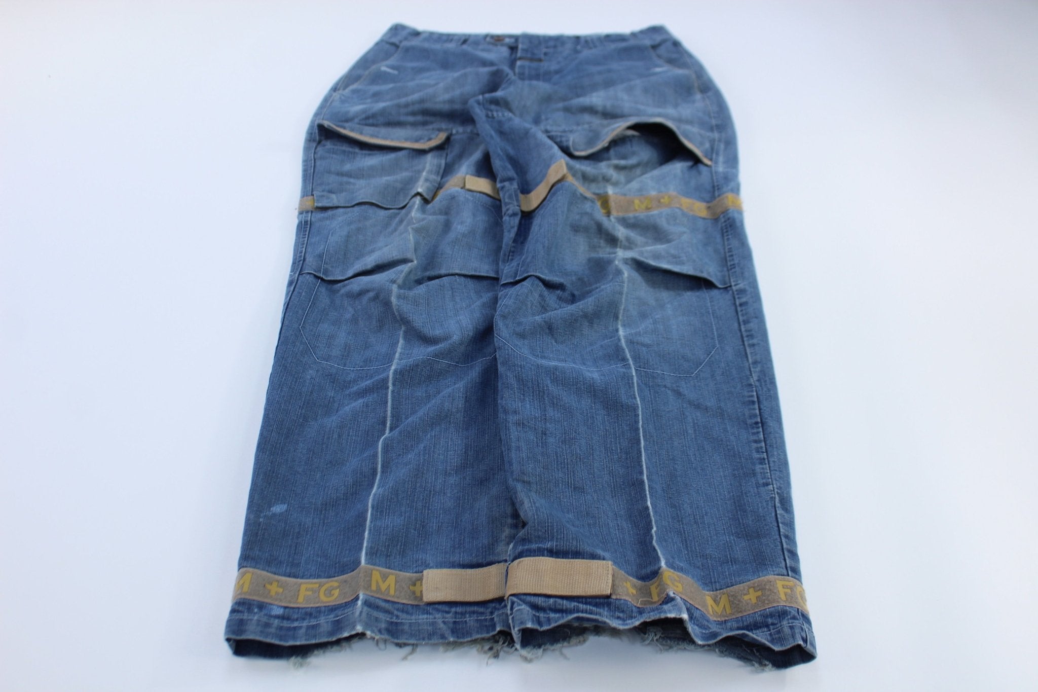 Y2K Marithe Francois Girbaud Shuttle Tape Denim Jeans - ThriftedThreads.com