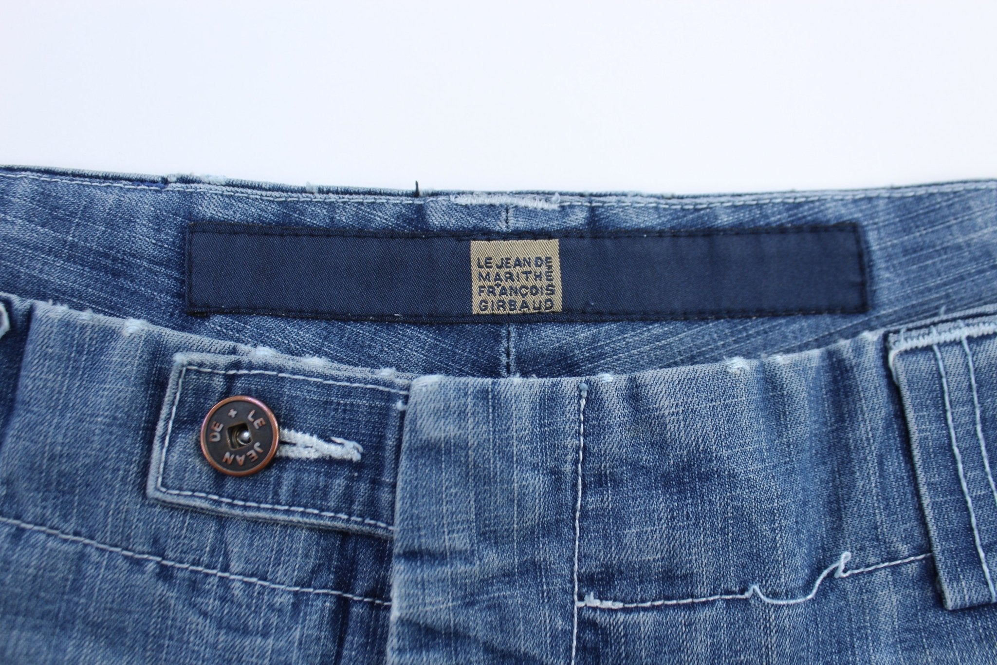 Y2K Marithe Francois Girbaud Shuttle Tape Denim Jeans - ThriftedThreads.com