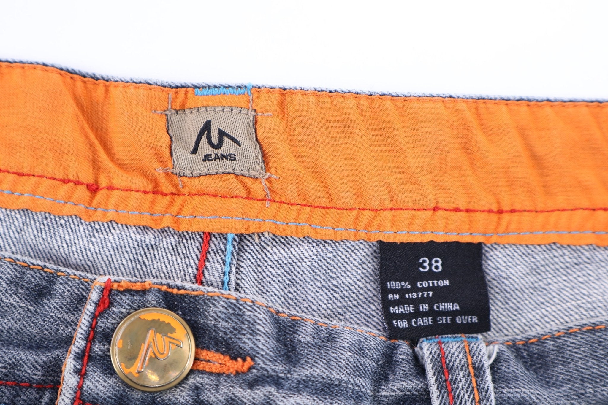 Y2K Massive Revolution Dark Wash Denim Shorts - Pants/Shorts - Thrifted Threads