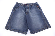 Y2K Mecca Dark Wash Denim Shorts - Pants/Shorts - Thrifted Threads