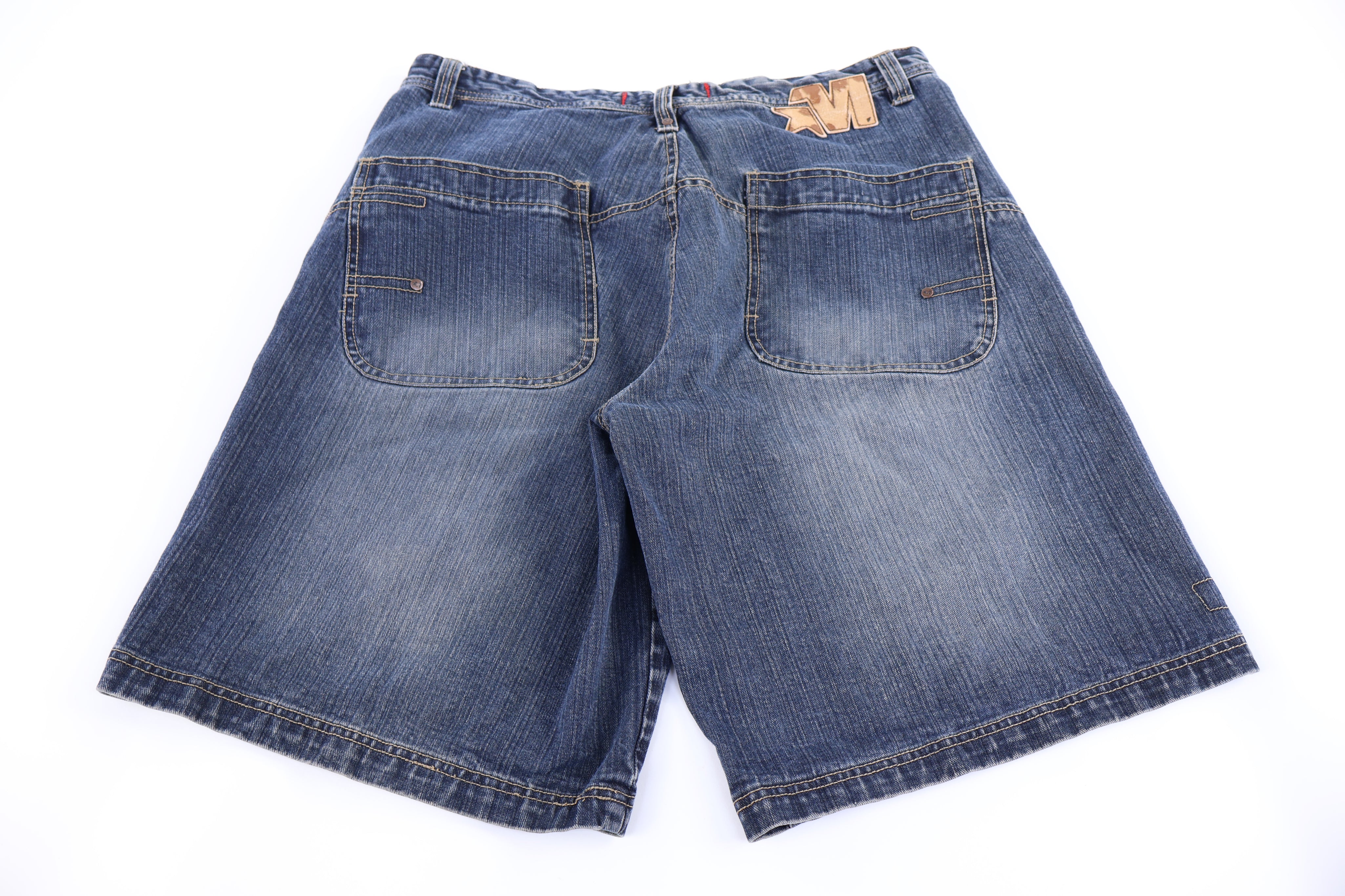 Y2K Mecca Dark Wash Denim Shorts - Pants/Shorts - Thrifted Threads