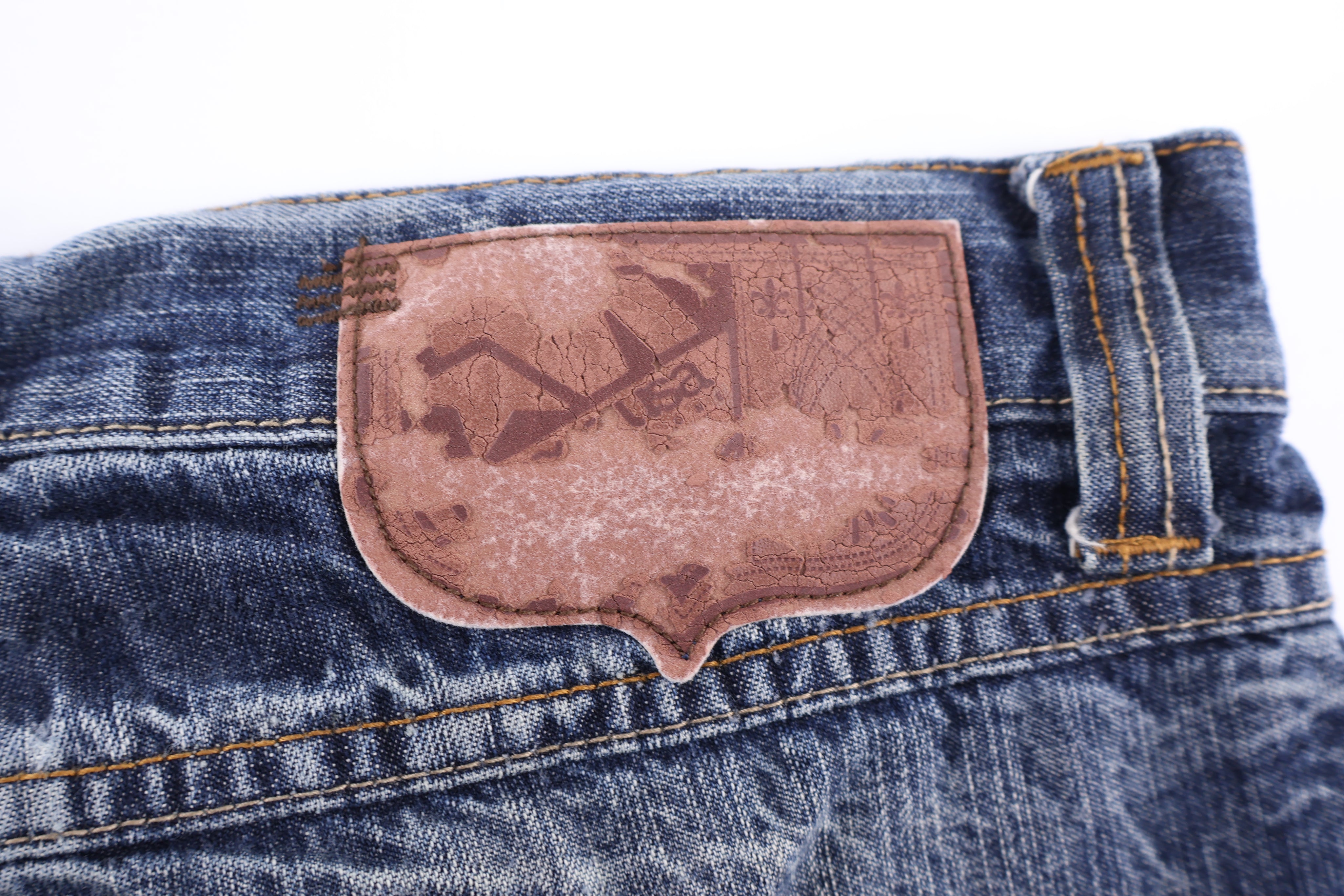 Y2K Mecca USA Dark Wash Denim Shorts - Pants/Shorts - Thrifted Threads