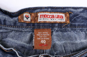 Y2K Mecca USA Dark Wash Denim Shorts - Pants/Shorts - Thrifted Threads