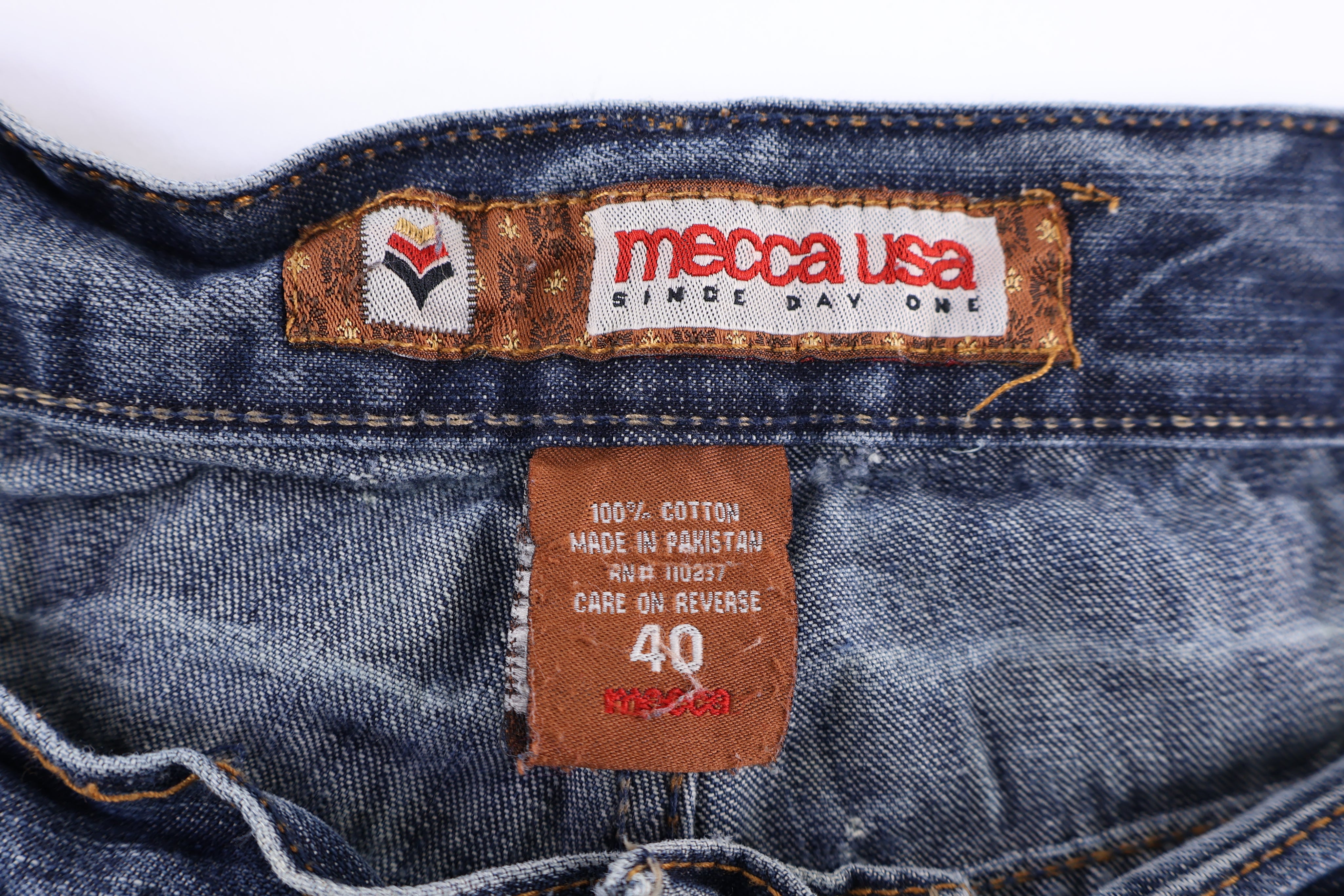 Y2K Mecca USA Dark Wash Denim Shorts - Pants/Shorts - Thrifted Threads