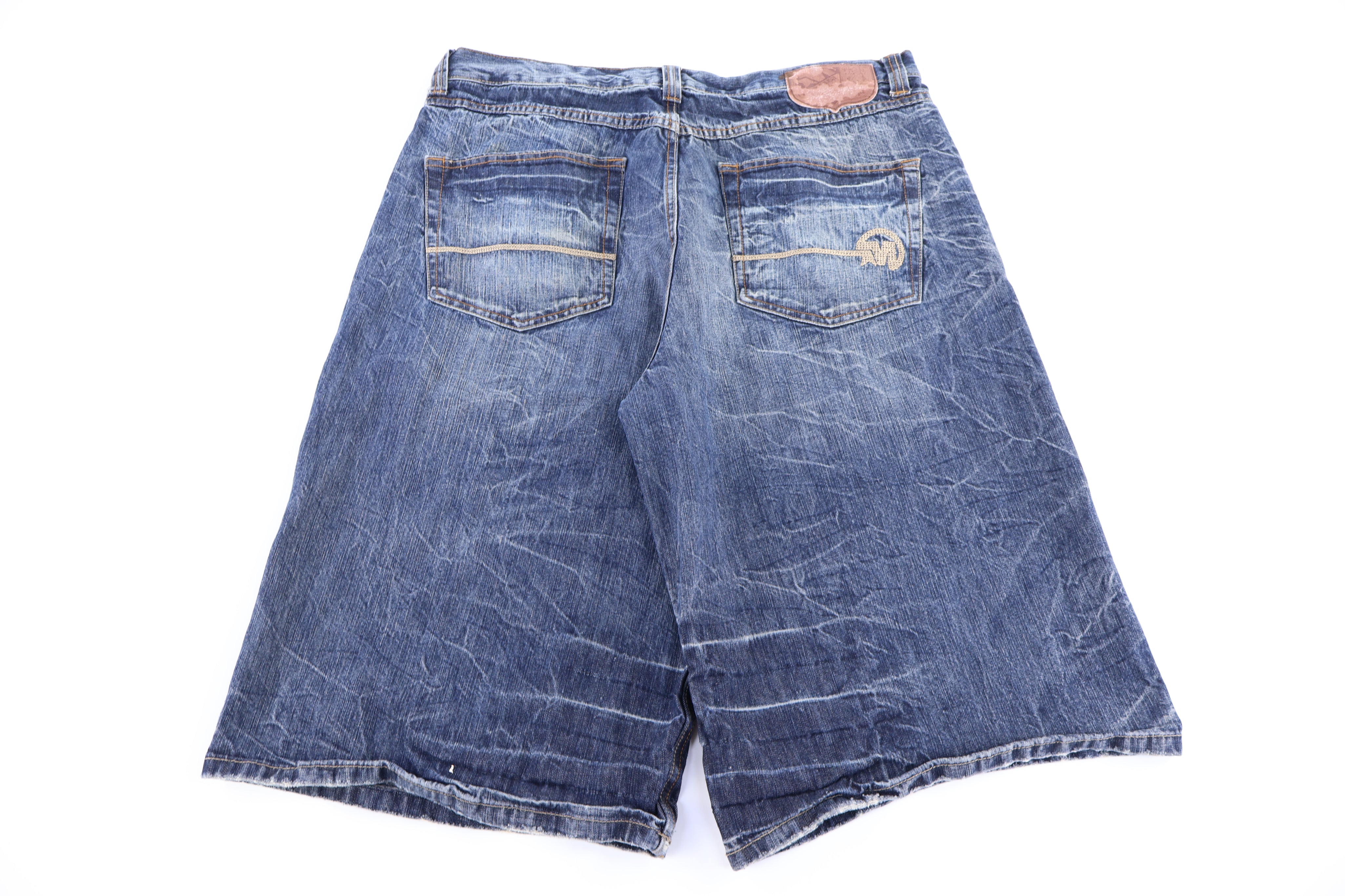 Y2K Mecca USA Dark Wash Denim Shorts - Pants/Shorts - Thrifted Threads