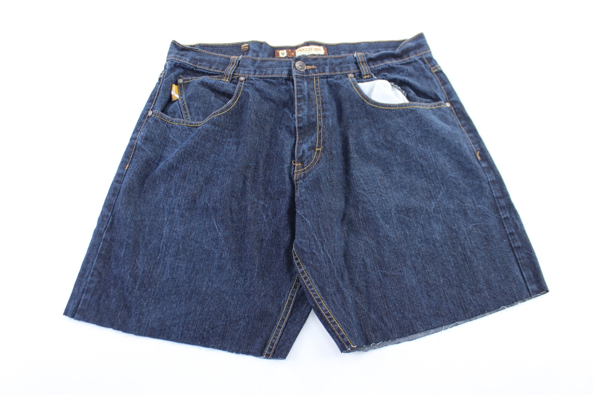 Y2K Mecca USA Denim Shorts - ThriftedThreads.com