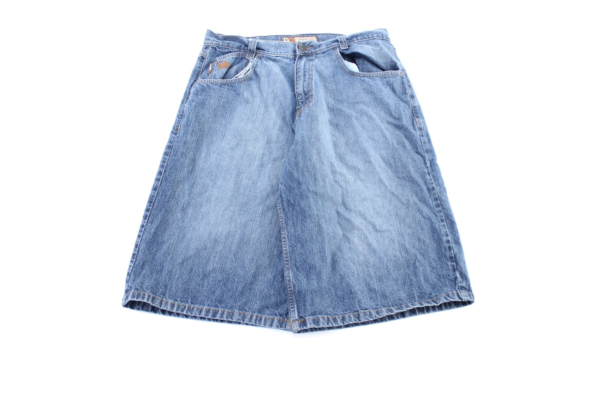 Y2K Mecca USA Denim Shorts - ThriftedThreads.com