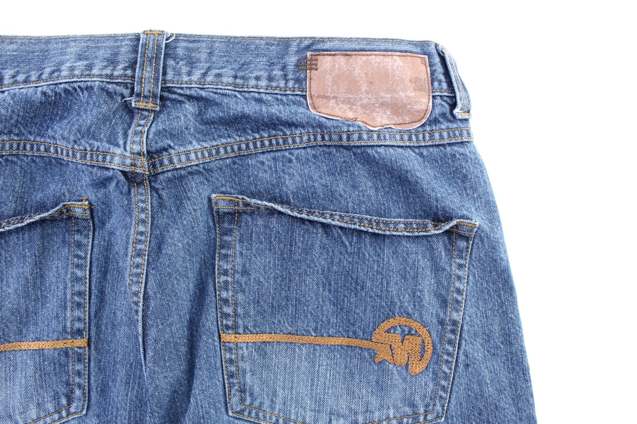 Y2K Mecca USA Denim Shorts - ThriftedThreads.com