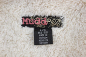 Y2K Mudd Fluffy White Suede Coat - Jacket - Thrifted Threads