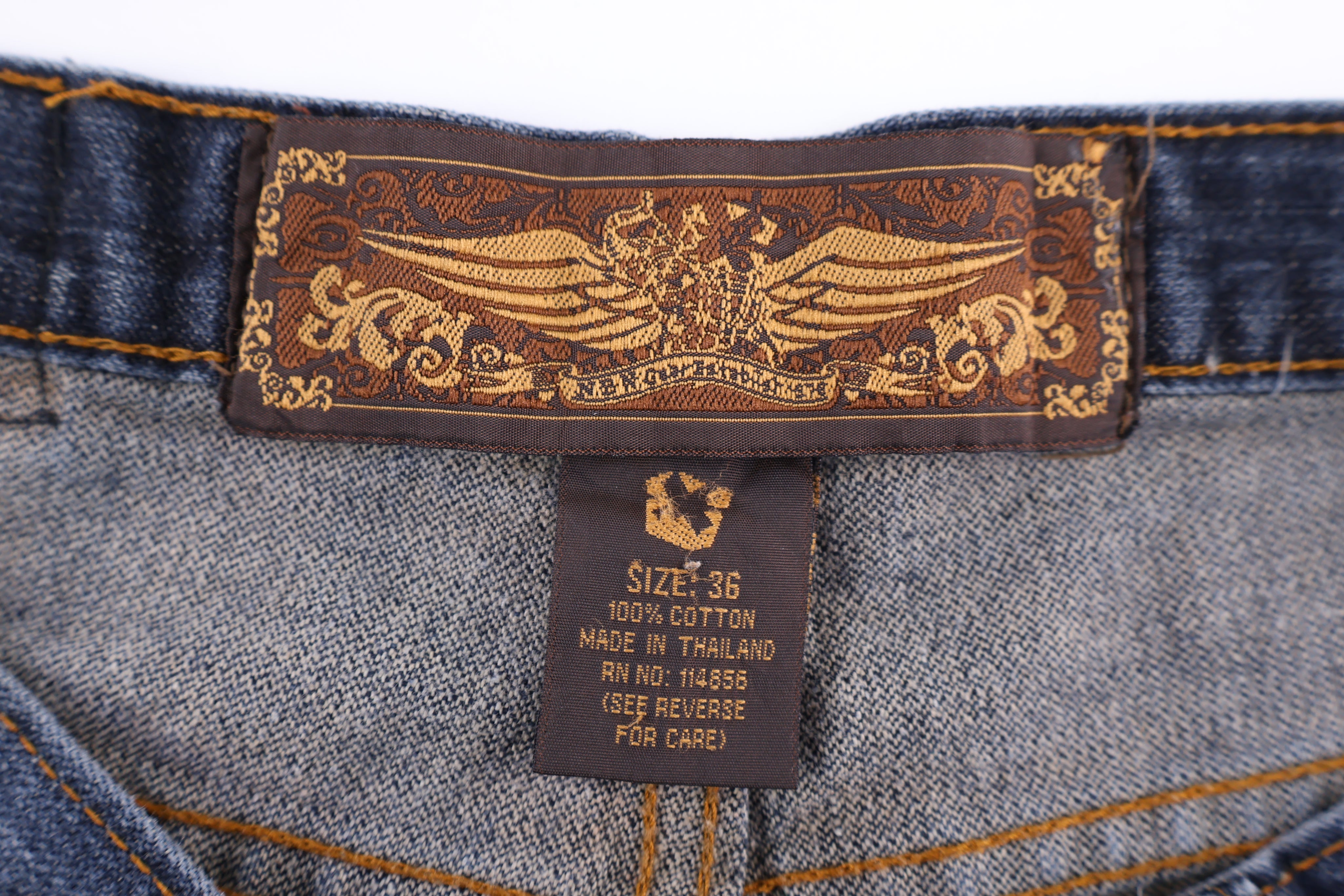 Y2K NBN Dark Wash Denim Shorts - Pants/Shorts - Thrifted Threads