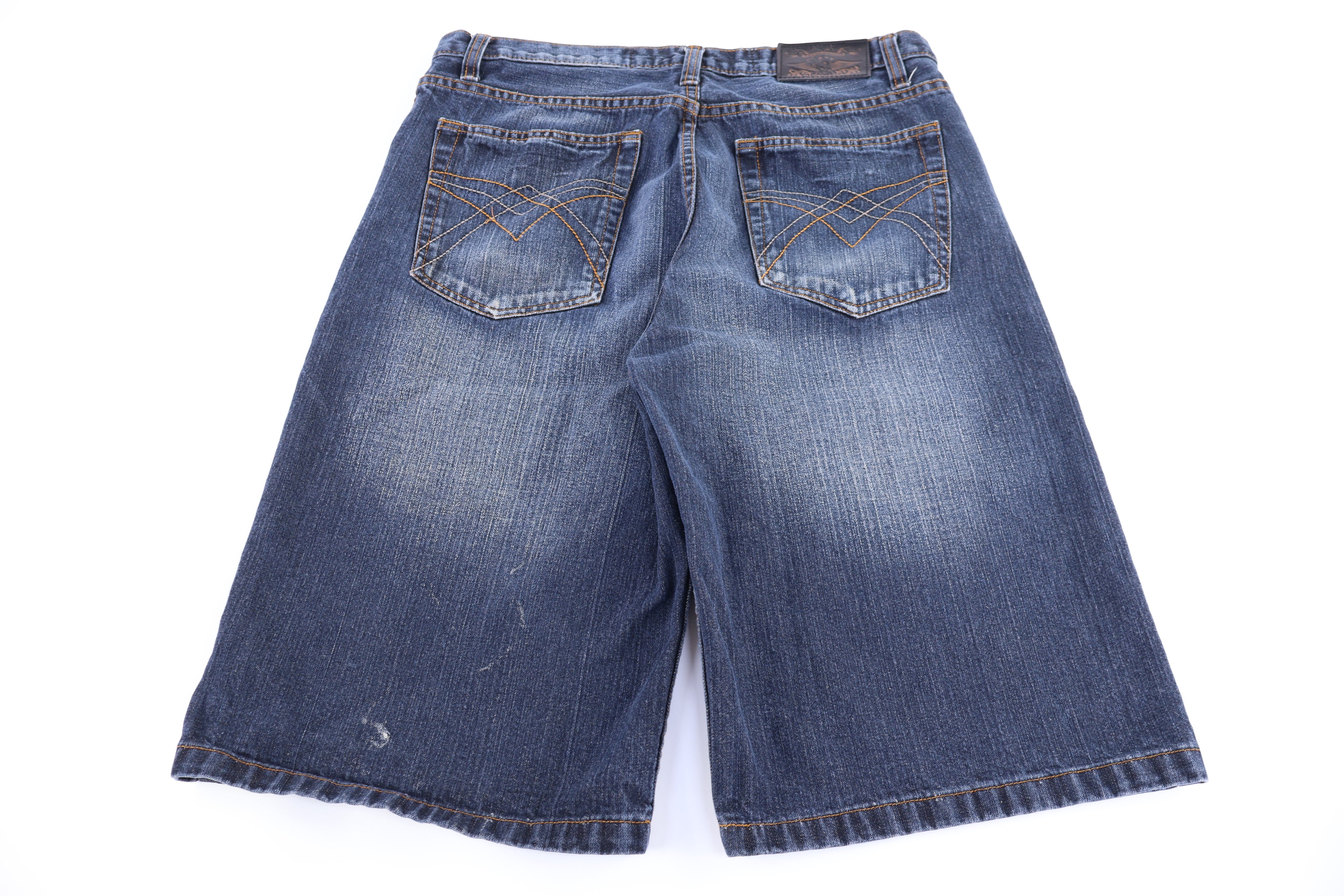 Y2K NBN Dark Wash Denim Shorts - Pants/Shorts - Thrifted Threads