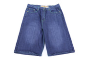 Y2K NBN Gear Dark Wash Denim Shorts - Pants/Shorts - Thrifted Threads
