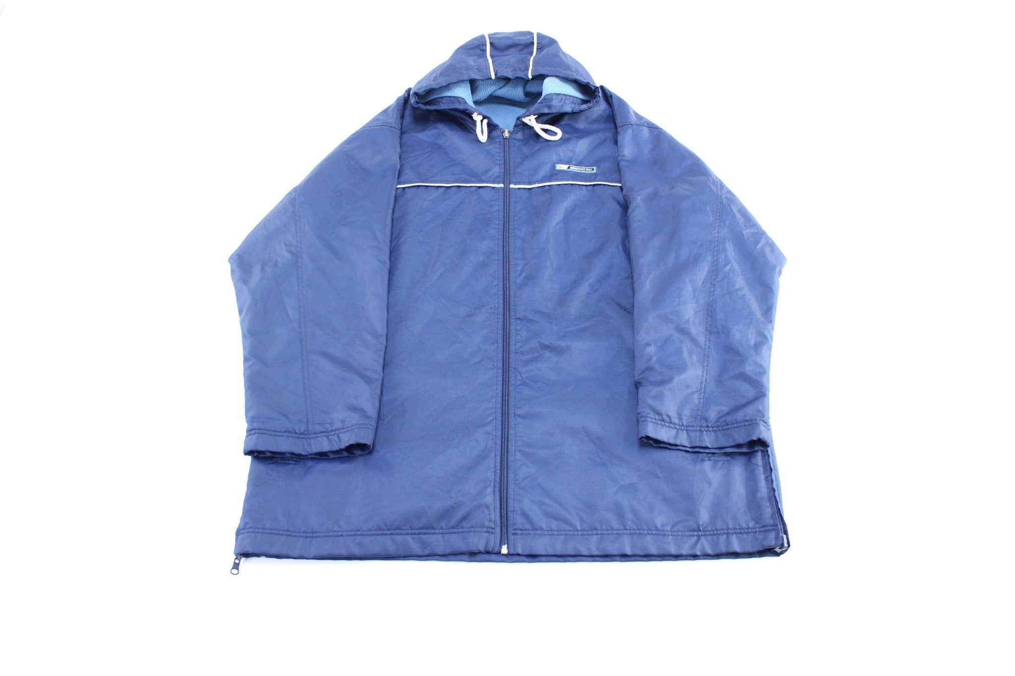 Y2K Nike Basketball Logo Reversible Hooded Zip Up Jacket - Jacket - Thrifted Threads
