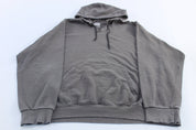 Y2K Nike Center Swoosh Logo Grey Pullover Hoodie - Jackets - Thrifted Threads