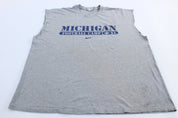 Y2K Nike Center Swoosh Logo University of Michigan Football Camp Tank Top - Jerseys/Tanks - Thrifted Threads