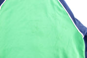 Y2K Nike Embroidered Logo Blue & Green Track Jacket - Jacket - Thrifted Threads