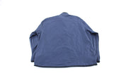 Y2K Nike Embroidered Logo Navy Blue & Black Pullover Jacket - ThriftedThreads.com