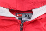 Y2K Nike Embroidered Logo Ohio State Hooded Jacket - ThriftedThreads.com