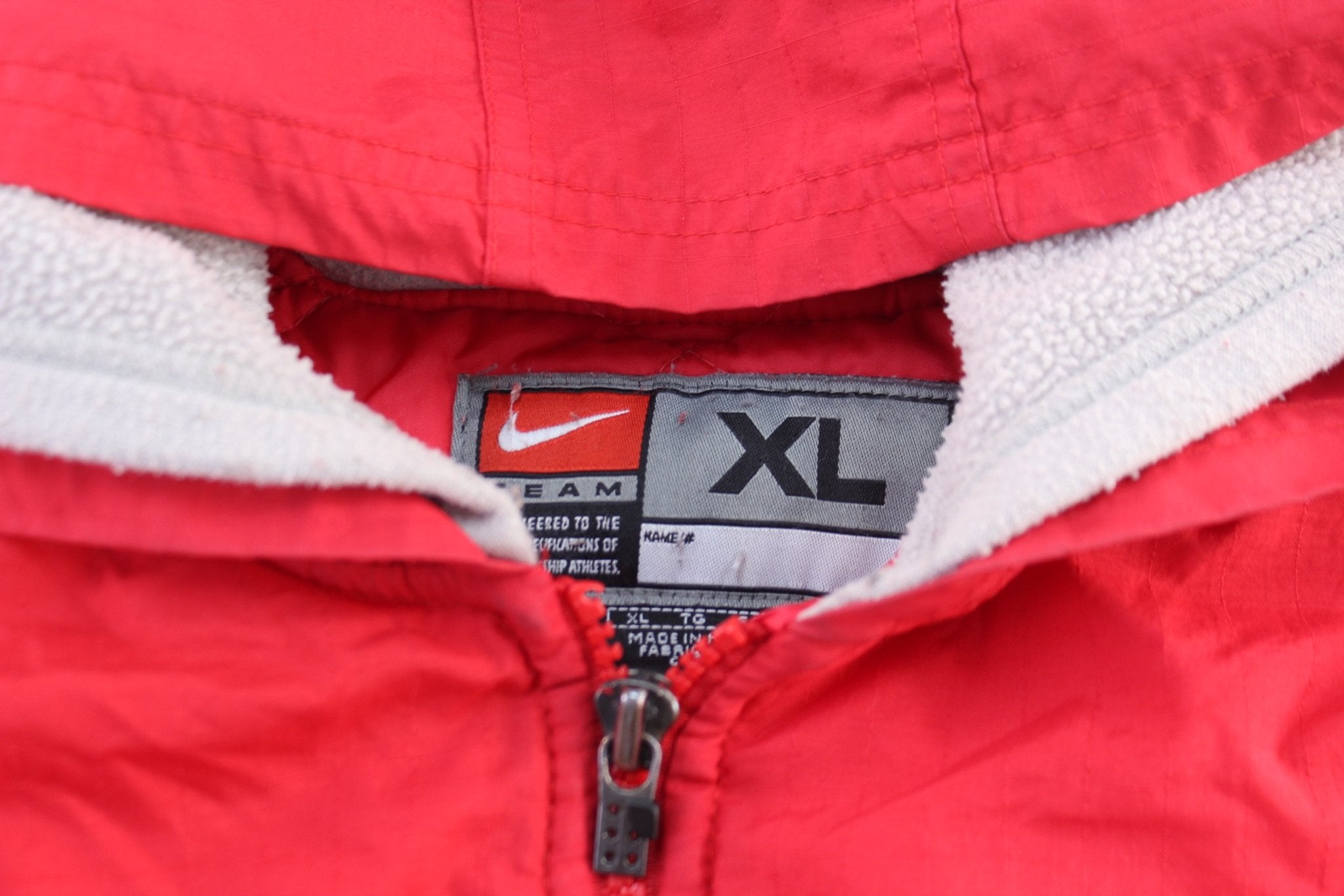 Y2K Nike Embroidered Logo Ohio State Hooded Jacket - ThriftedThreads.com