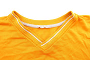 Y2K Nike Embroidered Logo Orange Mesh Jersey - ThriftedThreads.com