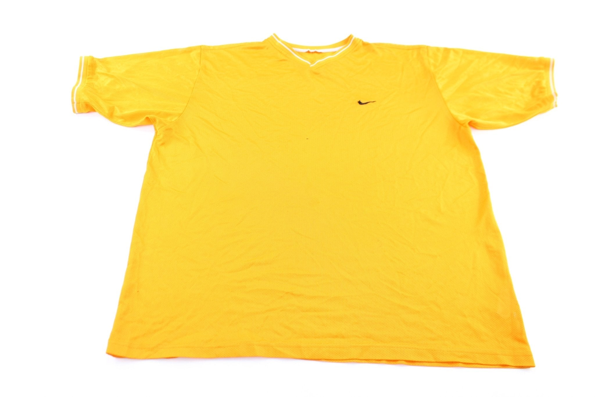 Y2K Nike Embroidered Logo Orange Mesh Jersey - Jerseys/Tanks - Thrifted Threads