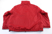 Y2K Nike Embroidered Logo Red & Grey Reversible Zip Up Jacket - ThriftedThreads.com