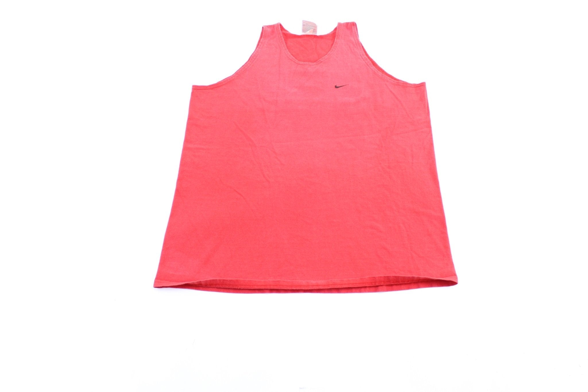 Y2K Nike Embroidered Logo Red Tank Top - Jerseys/Tanks - Thrifted Threads