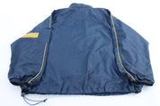 Y2K Nike Embroidered Swoosh Logo Blue & Gold Pullover Jacket - Jackets - Thrifted Threads