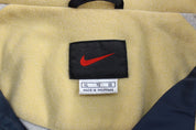 Y2K Nike Embroidered Swoosh Logo Blue & Gold Pullover Jacket - Jackets - Thrifted Threads