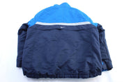 Y2K Nike Embroidered Swoosh Logo Blue & Grey Zip Up Jacket - Jacket - Thrifted Threads